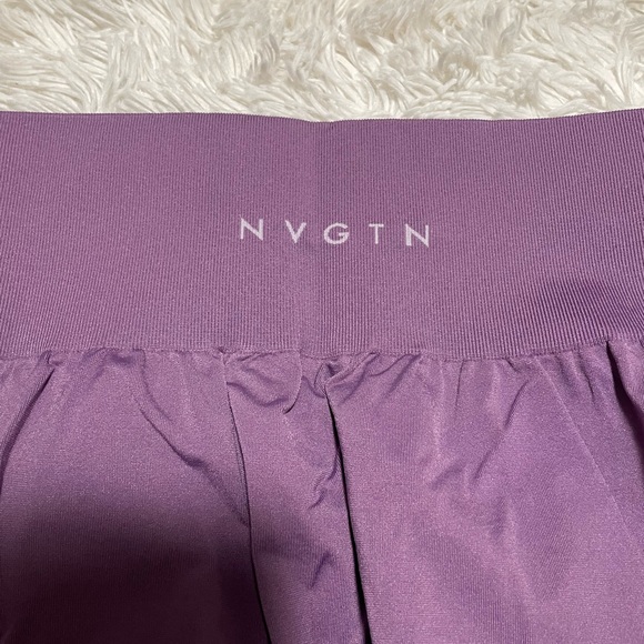 NVGTN Purple High Waisted Leggings (size small) - Picture 3 of 4